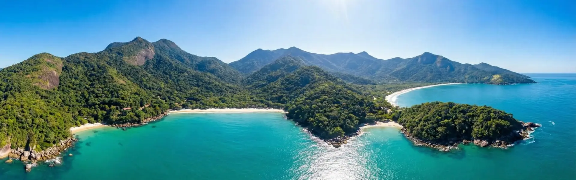 Aerial view of Ilha Grande - Costa Verde