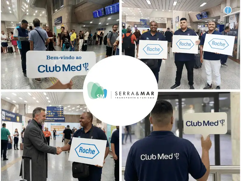 Empleada Serra & Mar en el Aeropuerto